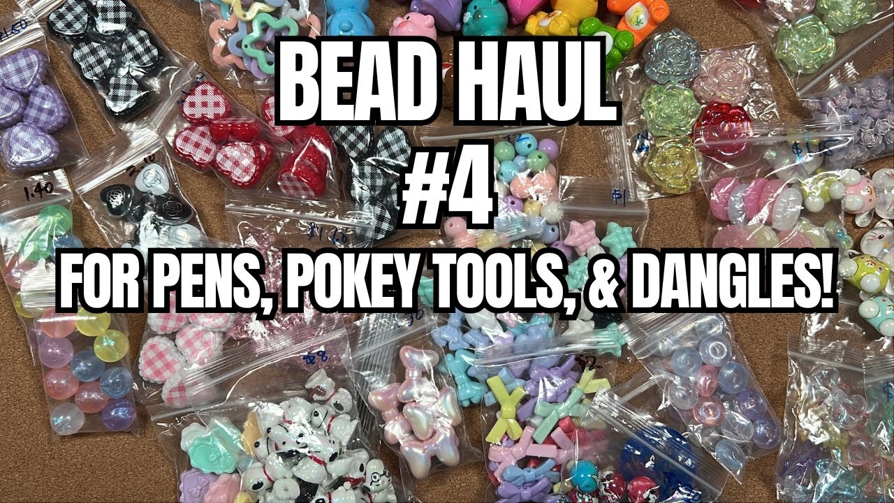 Huge Bead Stash Haul #4! DIY Pen & Pokey Tool Supplies Galore!