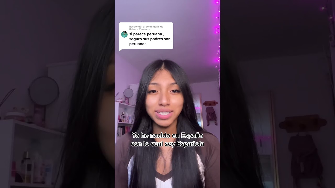 No soy peruana, soy Española. 