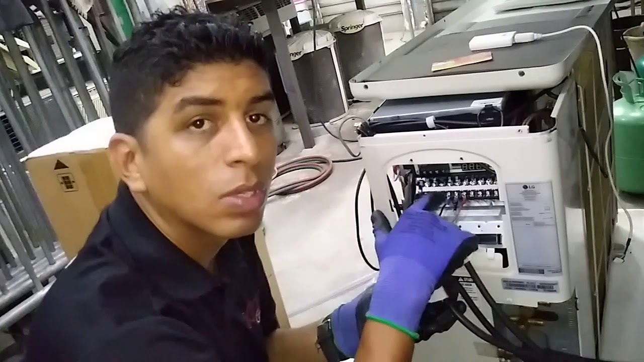 Como fazer interligação multi split LG