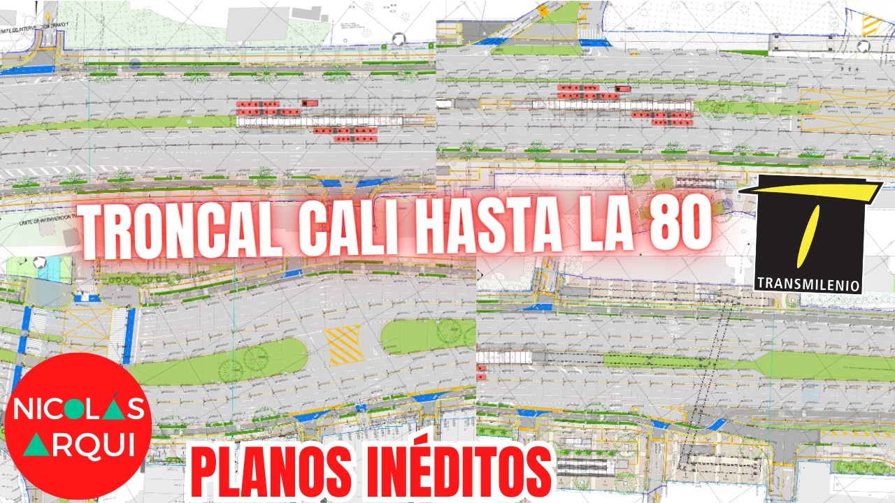 Así será la Troncal de TransMilenio Avenida Cali entre las Américas y la Calle 80 - Diseños Inéditos