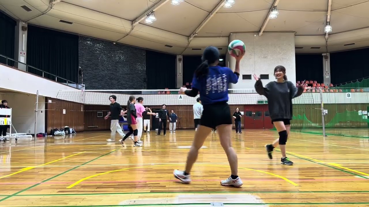 2025年12月14日練習試合ピースサイン①