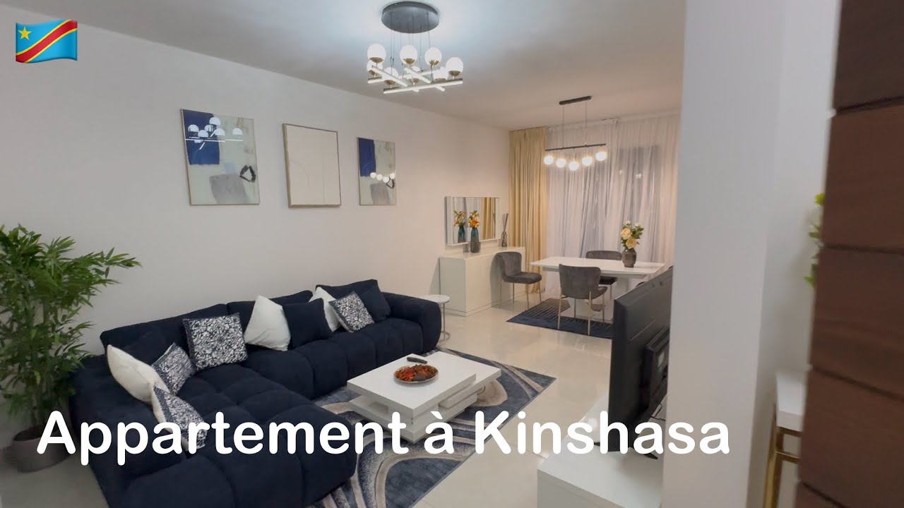 Le Tour d'un APPARTEMENT à 2 CHAMBRES à KINSHASA dans l'immeuble ELOGE TOWER à Gombe