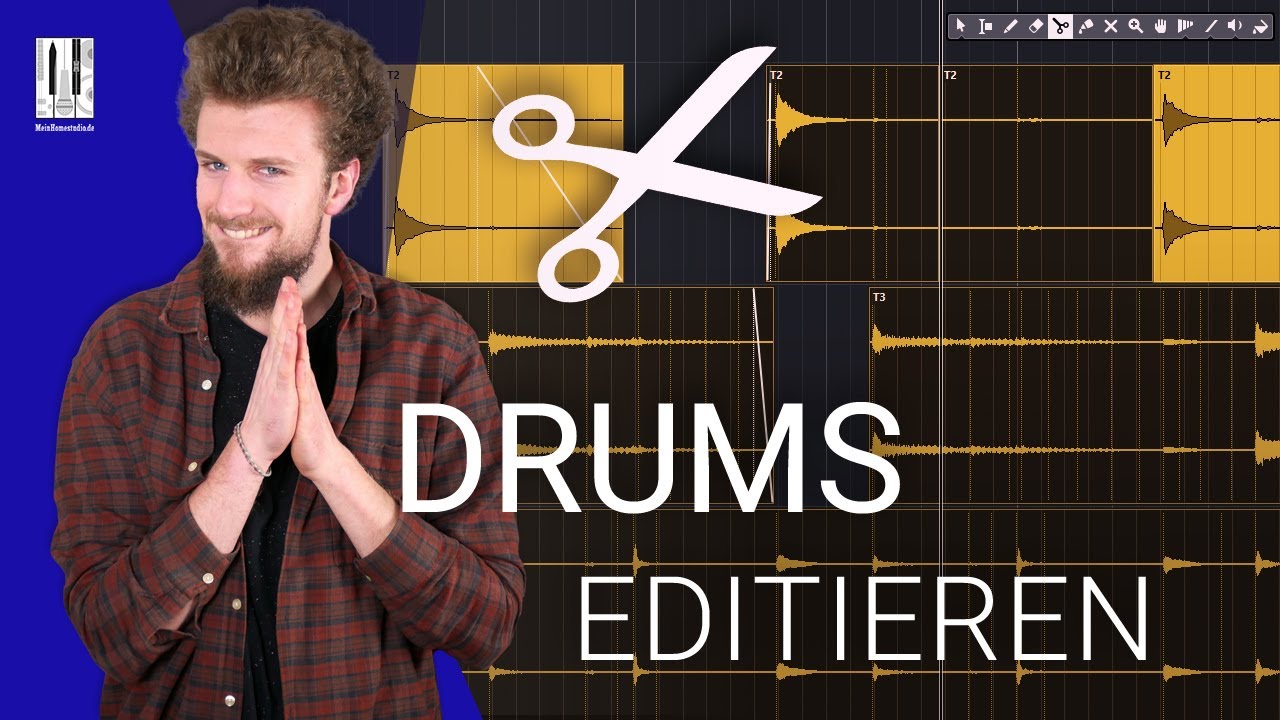 Rock Musikproduktion mit Cubase 11 Lek. 05 | Schlagzeug abmischen - Vorbereitung