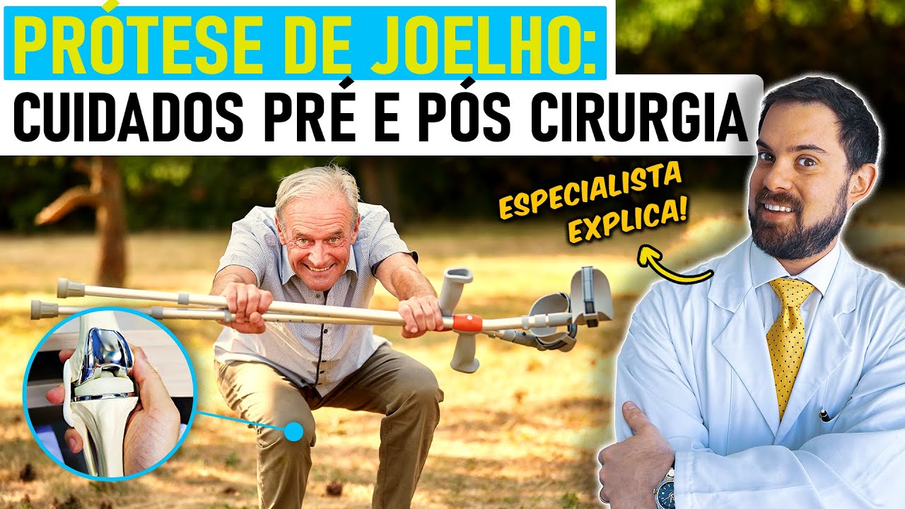 Prótese de Joelho: Guia Completo para MELHOR Recuperação Pós-Cirúrgica [Aula c/ Ortopedista]