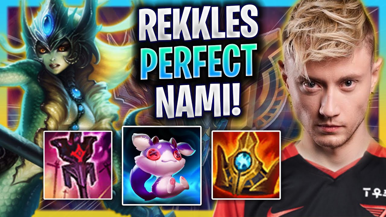 REKKLES PERFECT NAMI SUPPORT GAME! - T1 Rekkles Plays Nami Support vs Senna! | Season 2024