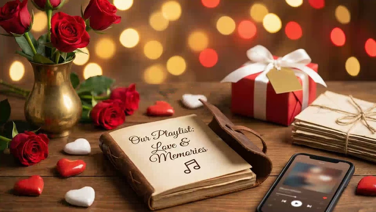 💖 Romantic Love Songs - Perfect Valentine's Day Playlist for Cozy Moments with Roses & Candlelight