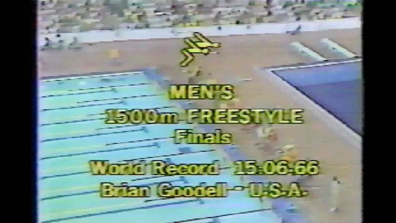 Men's 1500m Freestyle – 1976 Montreal Olympics – Brian Goodell Breaks World Record