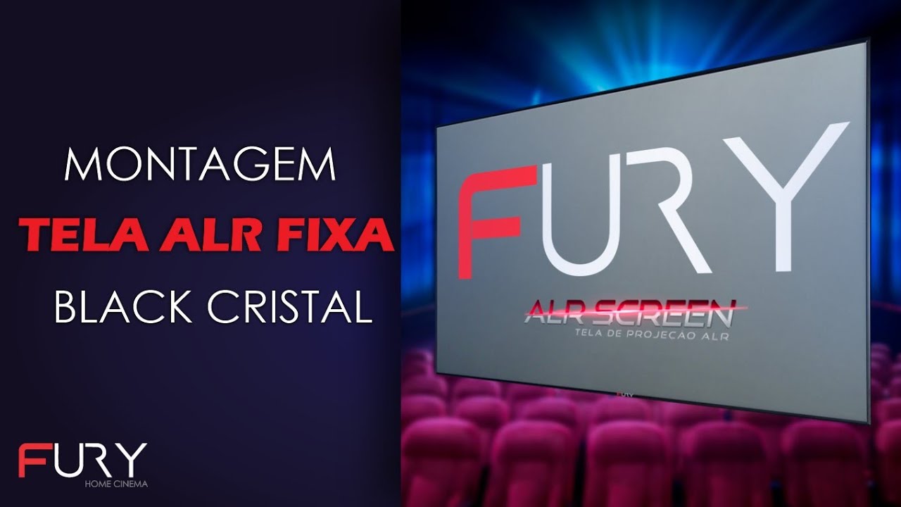 Montagem da NOVA Tela ALR Pet Cristal Black - FURY