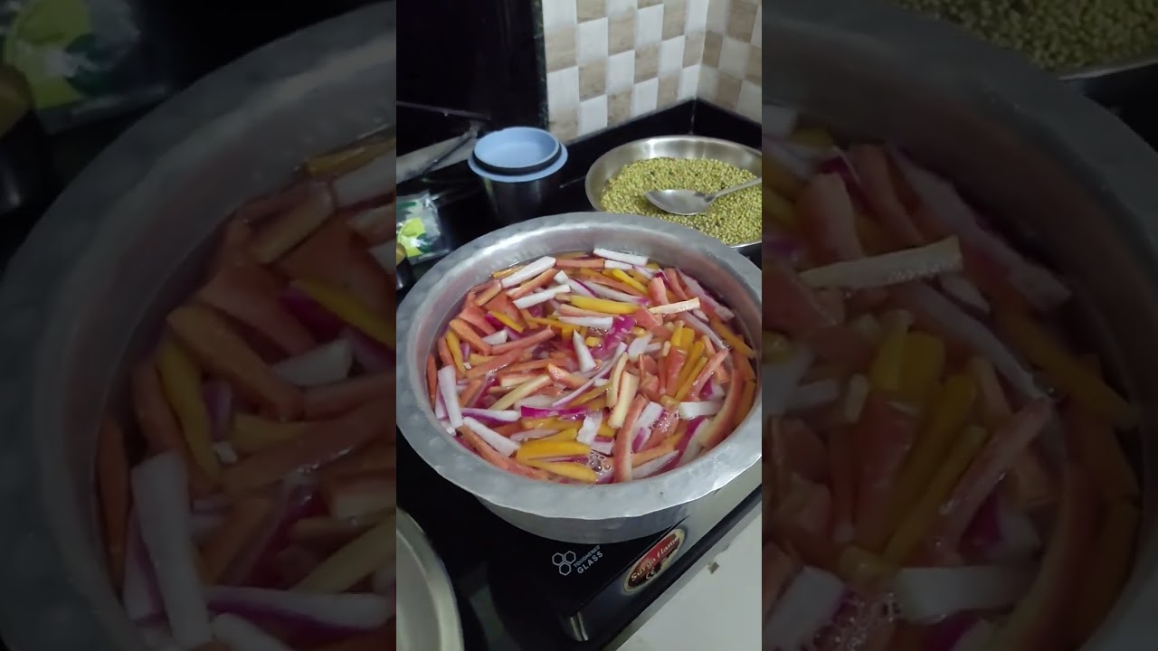 Gajar muli mirchi ke achar ki recipe
