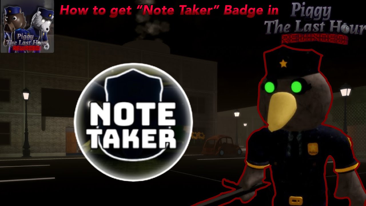How to COMPLETE “Note Taker” Quest in Piggy The Last Hour: Rewinded