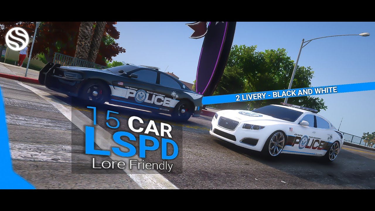 FiveM LSPD Police Car Pack | Lore-Friendly | Template | 15 Cars