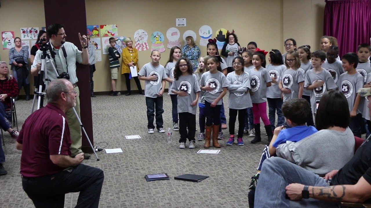Northwest Elementary singers at school board