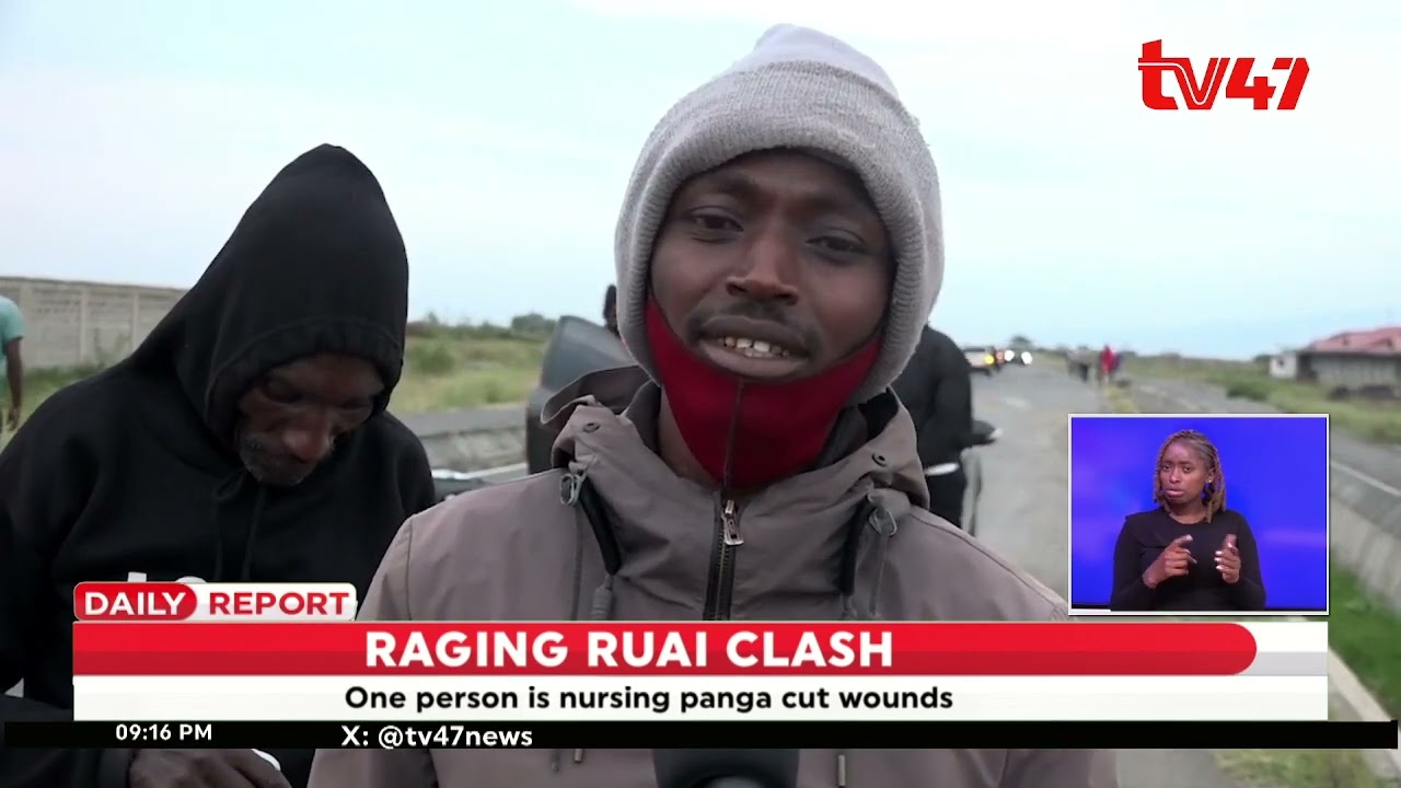 One person nursing wounds after two groups clashed at Ruai Embakasi Ranching