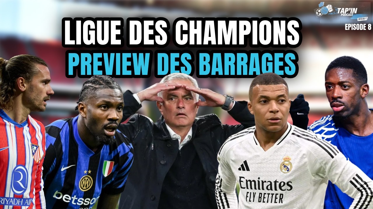 PARIS DANS LE DOUTE ? REVANCHE BENFICA-REAL ? Nos Pronos des Barrages de LDC ⚽