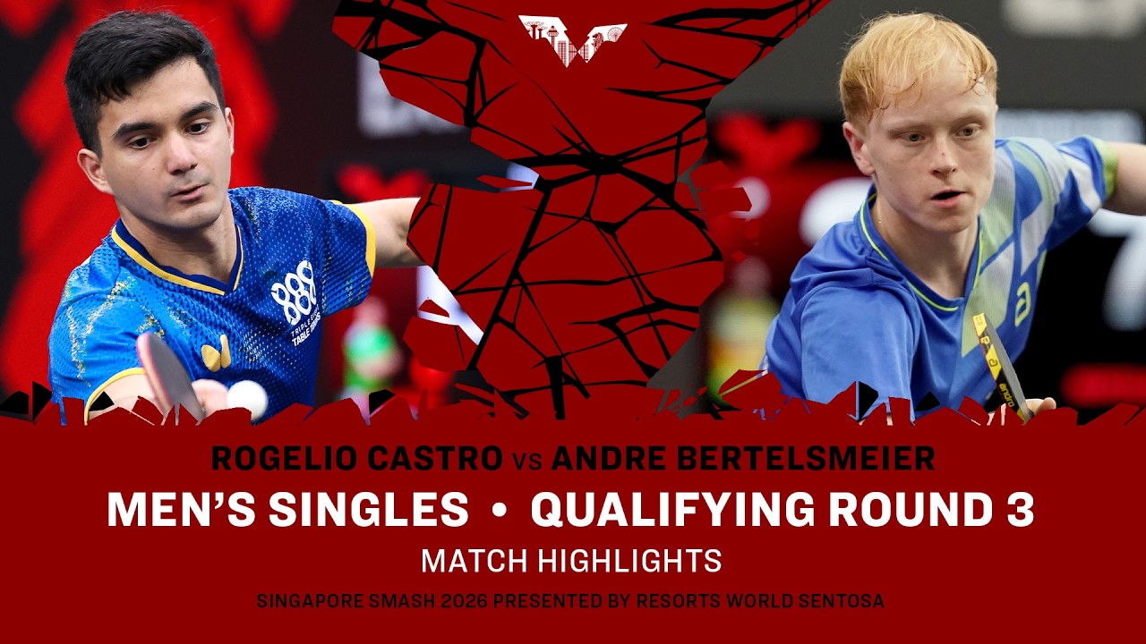 Rogelio Castro vs Andre Bertelsmeier | MS QR 3 | #WTTSingapore2026