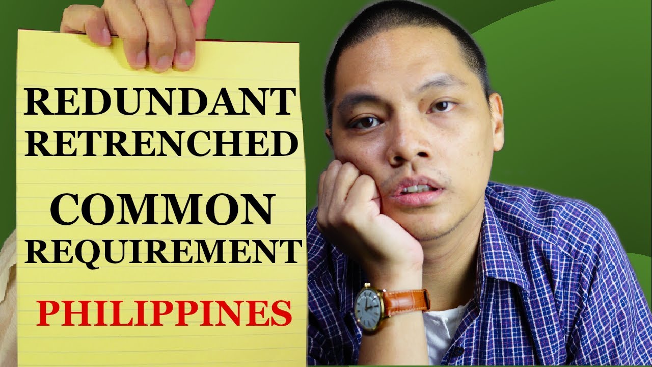 Common Requirements of Redundancy and Retrenchment / Labor Code of the Philippines / Tagalog