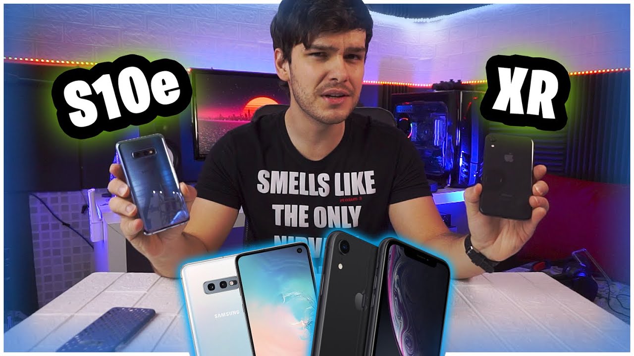 IPHONE XR vs GALAXY S10e [QUAL VALE MAIS A PENA COMPRAR]