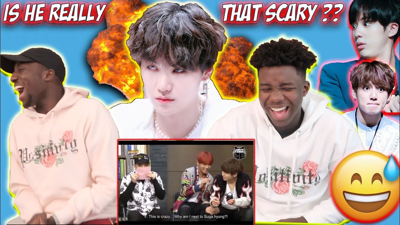 BTS members are lowkey terrified of Suga (REACTION)