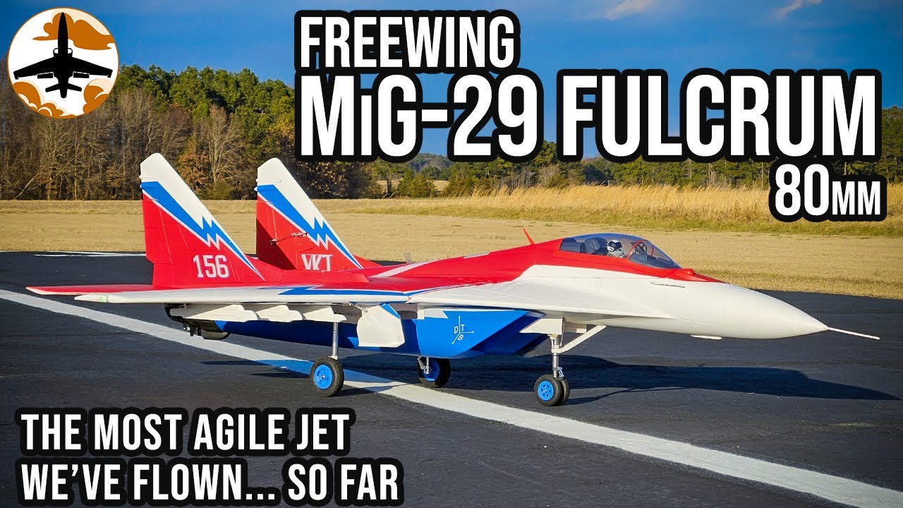 Almost Nothing Flies Better - MiG-29 Fulcrum 80mm (Thrust Vectored)