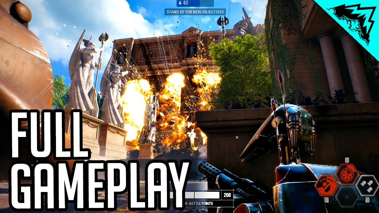 Многопользовательский игровой процесс Star Wars Battlefront 2 (ПОЛНЫЙ 16-МИНУТНЫЙ ГЕЙМПЛЕЙ СНАЙПЕ...