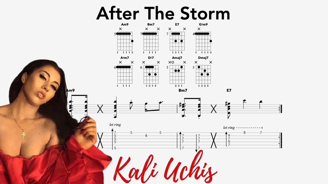 After The Storm Guitar Chords - Kali Uchis ft. Tyler The Creator & Bootsy Collins