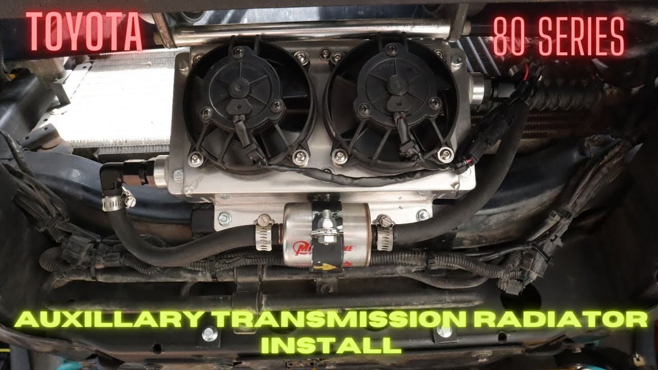 Toyota Land Cruiser 80 Series A442F Transmission Cooler Upgrade
