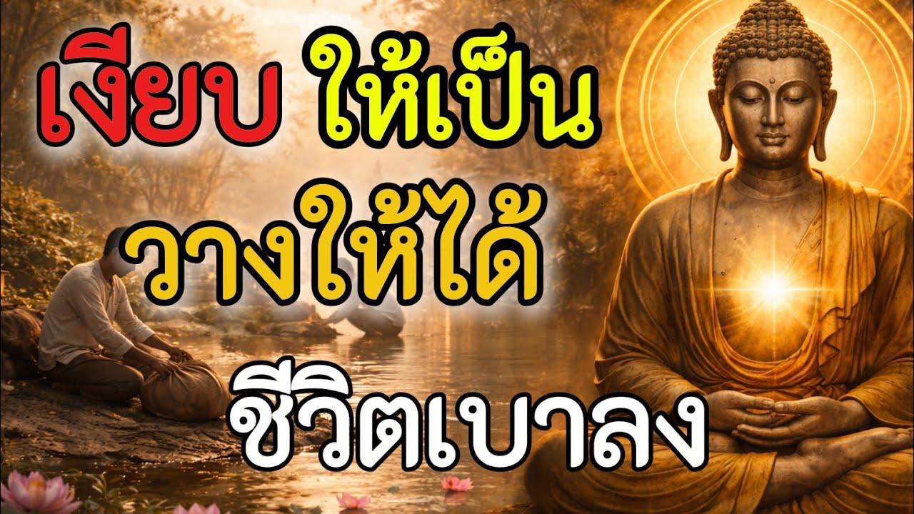 ชีวิตไม่ยาก ถ้ารู้ 3 ข้อนี้:เงียบเมื่อควนเงียบ,วางเมื่อควรวาง,ลืมเมื่อควรลืม#ข้อคิดชีวิด#ชีวิตไม่ยาก