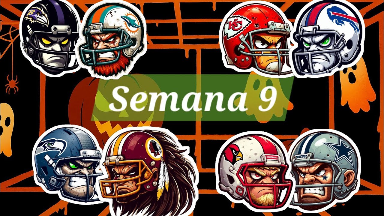 Pronósticos de la semana 9 Temporada Regular de la NFL 2025-2026