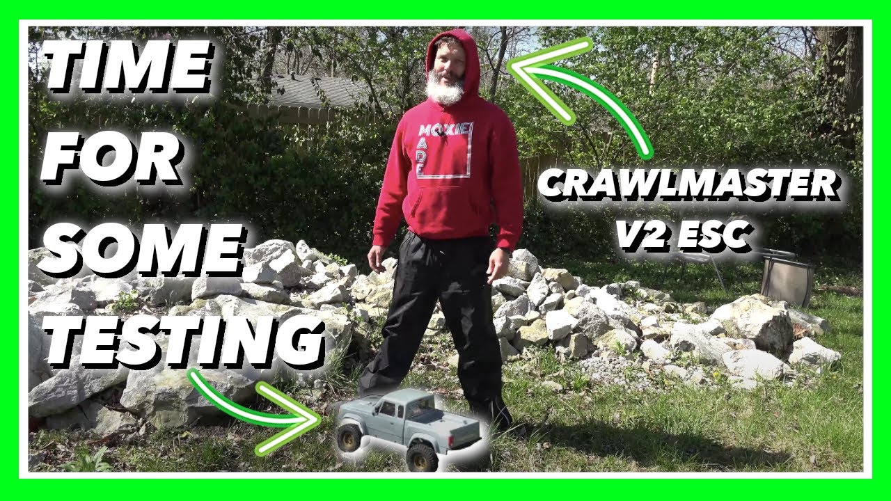 Hit the Rocks with the Sendero & Crawlmaster V2 ESC 10 pole sensorless goodness with Holmes Hobbies