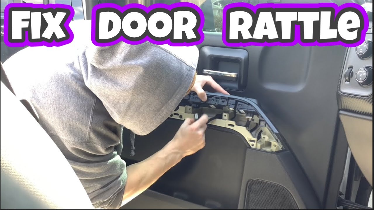 Fix Door Rattle! (EASY) 14-18 Silverado / Sierra