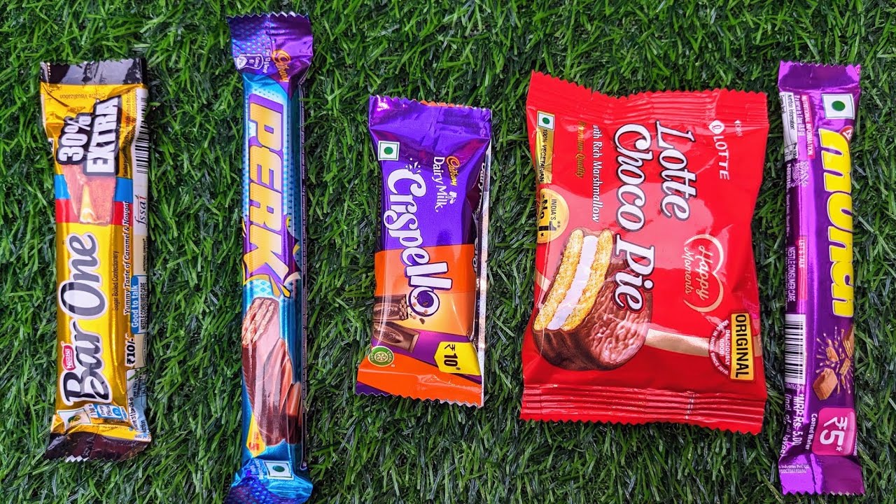 Lots of chocolate Bar One Chocolate Dairy Milk vs Nestle MilkyBar Chocolate Perk Chocolate Crispello