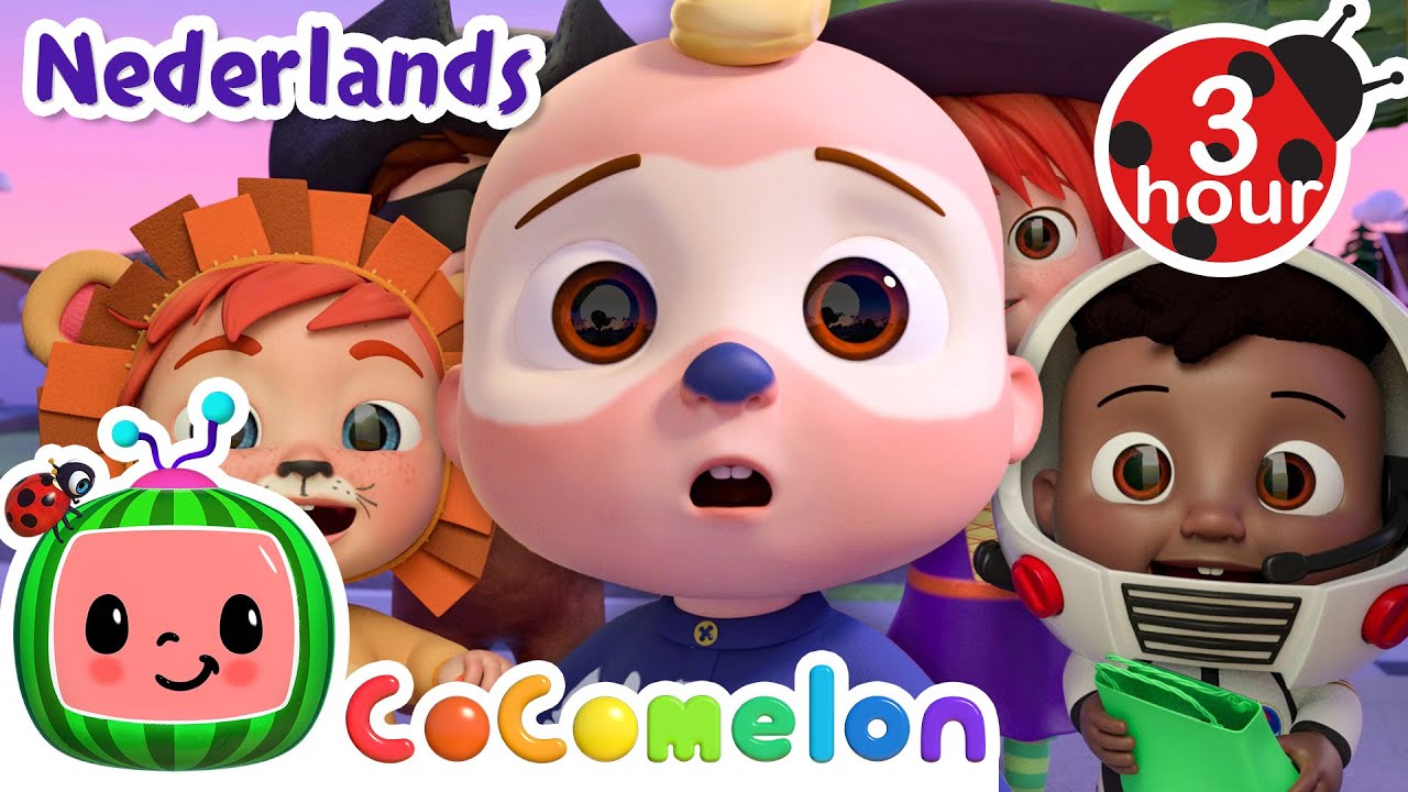Trick or treat met vrienden! | Cocomelon | Moonbug Kids Nederlands - Kindertekenfilms