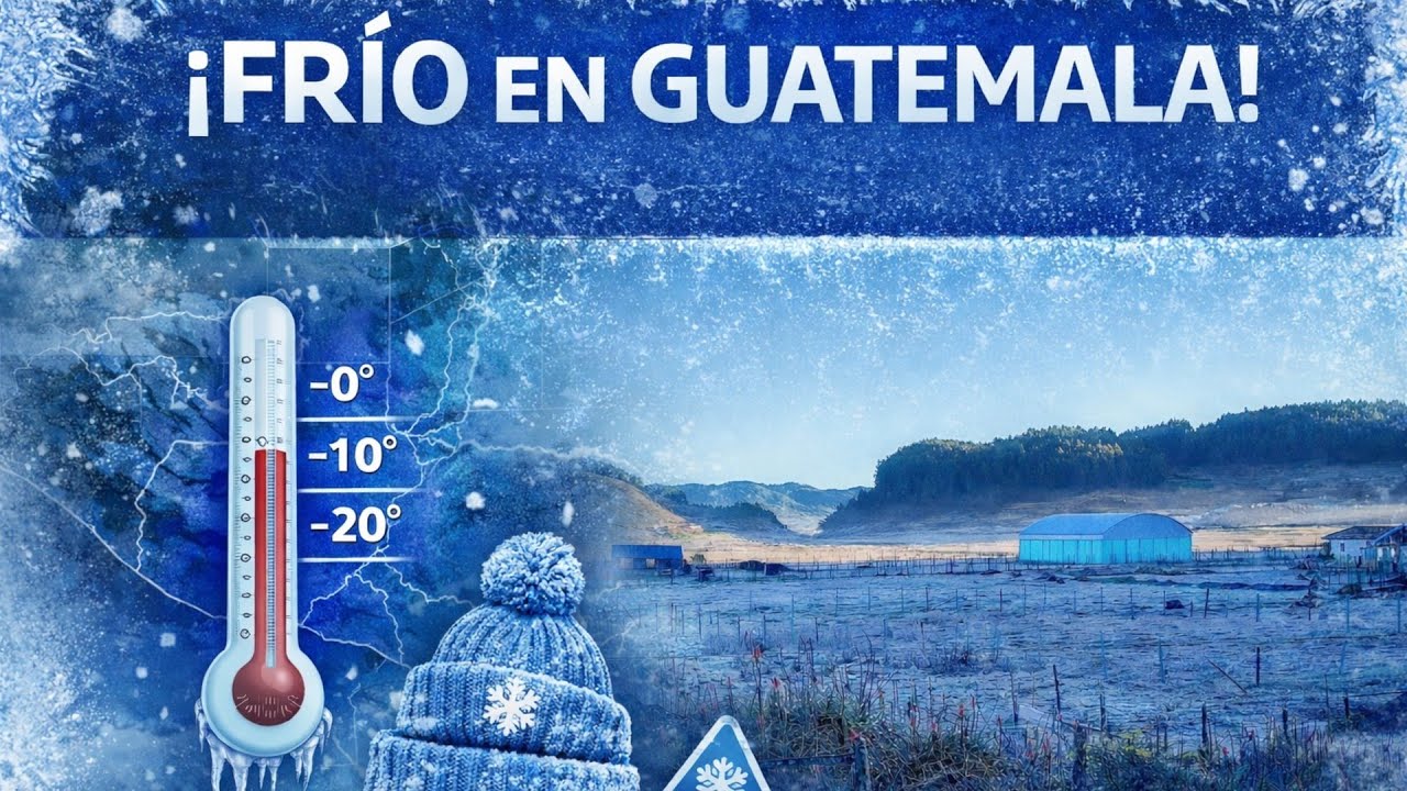 ❄️ Frío intenso se extiende al país; Los Altos, Cobán y Petén reportan bajas temperaturas
