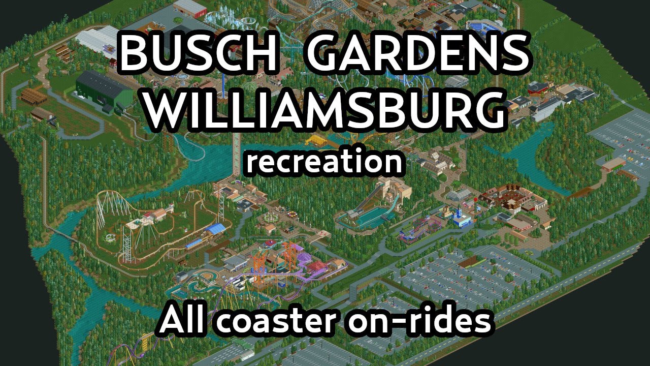 All coaster on-rides | Busch Gardens Williamsburg recreation