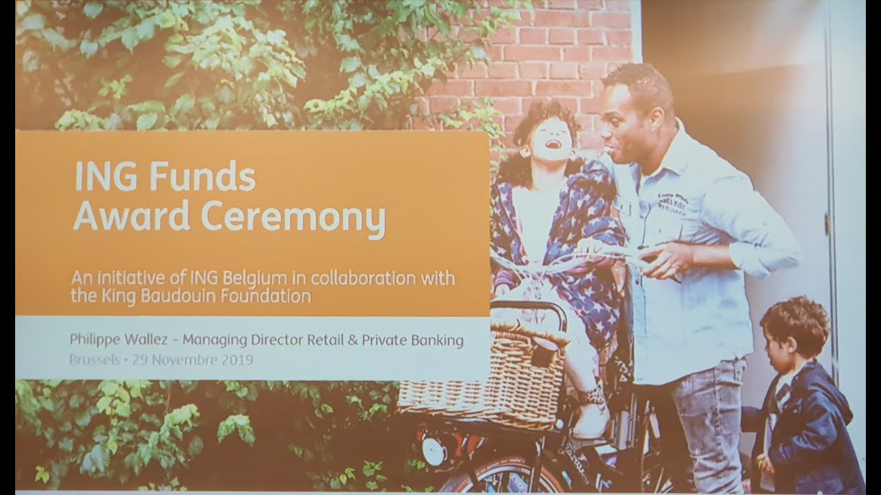 Cérémonie de remise des prix Fonds ING