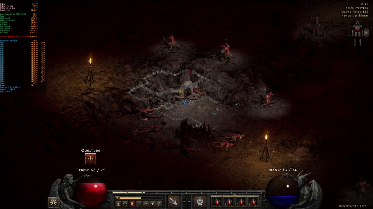 Diablo 2 Resurrected - Closed Beta | 4K | Ultra Settings | i9-9820x | RTX 3090 |