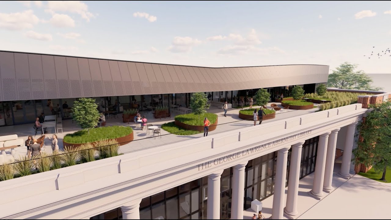 The George Lawrence Abernethy Library at Davidson College
