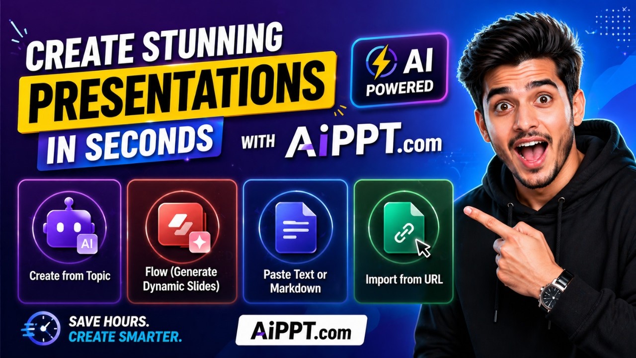 Create Stunning Presentations in Seconds with AiPPT.com (Full AI Demo )