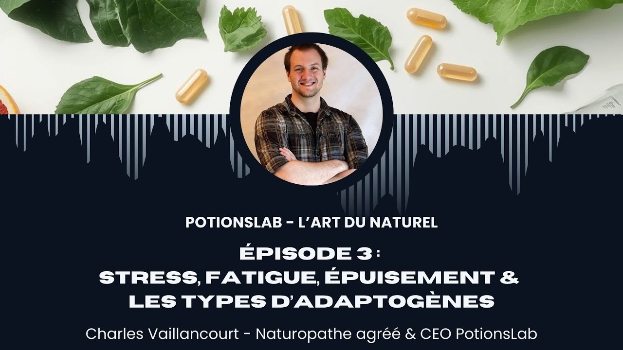 Épisode 3 - Le stress, la fatigue, l'épuisement et les différentes catégories de plantes adaptogènes