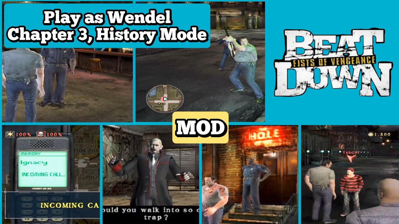Play as Wendel, Chapter 3 👺 | History Mode - Beat Down PS2 Mod