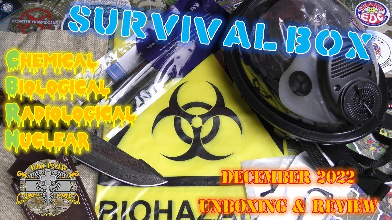Survival Box November 2022 CBRN & Knife of the Month! - Unboxing & Review
