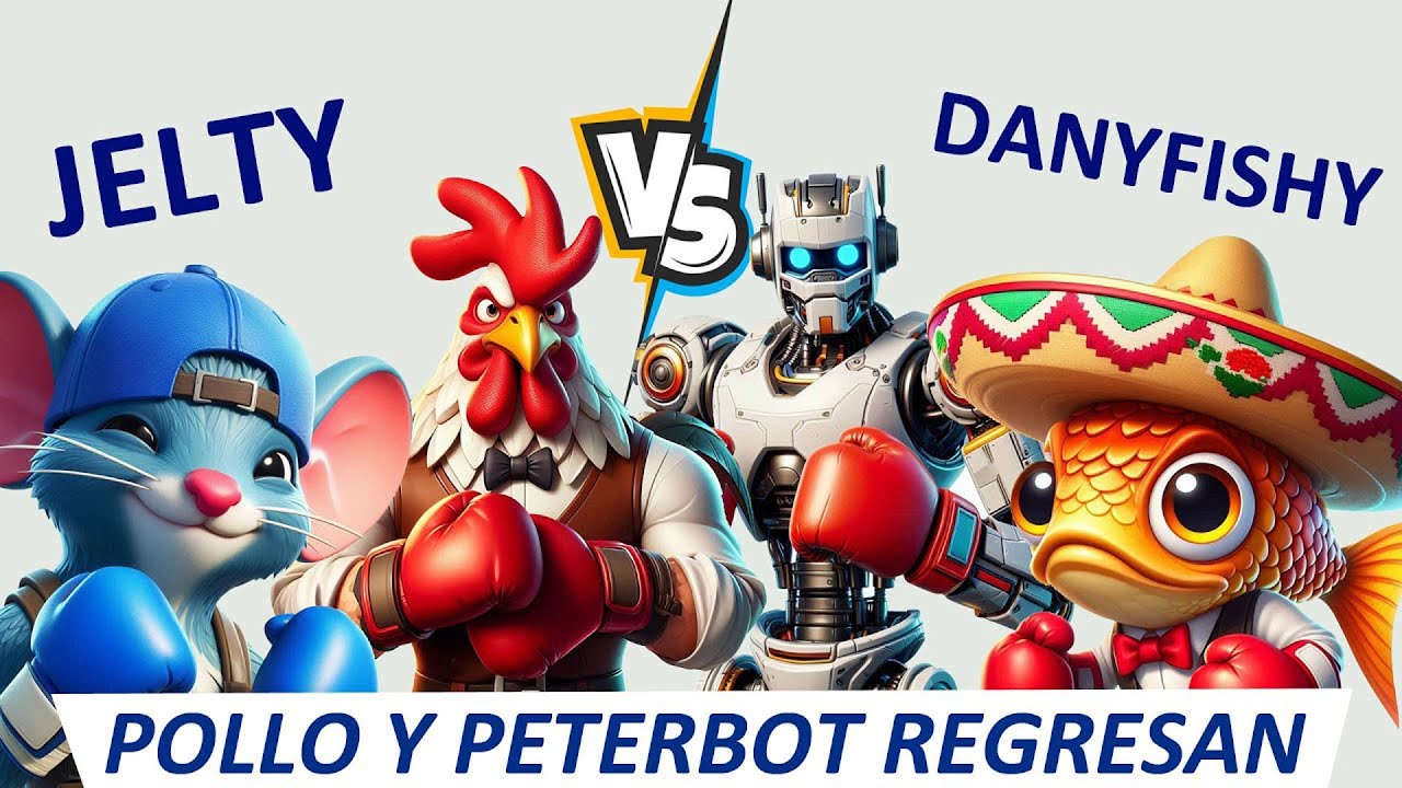 Team Peterbot x Pollo VS Team Jelty x Danyfishy - Narración LokotubeDj