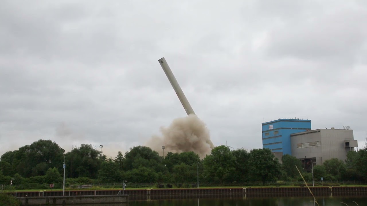 Sprengung VSE Kraftwerk Ensdorf am 30 06 2024