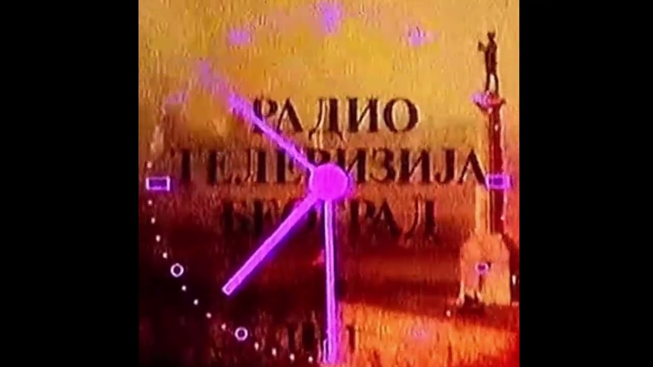 Reloj del Telediario Serbio (RTB Serbia’s Dnevnik Clock) (1987-1991) (3)