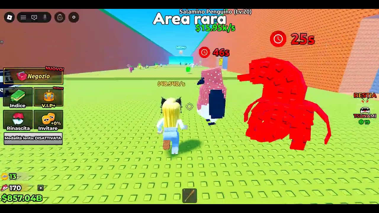 gioco a tsunami brainrot finchè non divento fortissima pt  4