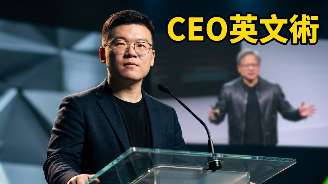 黃仁勳的「降維打擊」英語術：工程師不用背單字，也能講出 CEO 氣場！