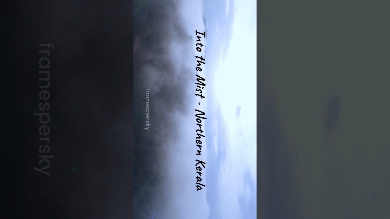Misty Morning in Northern Kerala | Calm Aerial Cinematics near Iritty, Kannur | framespersky