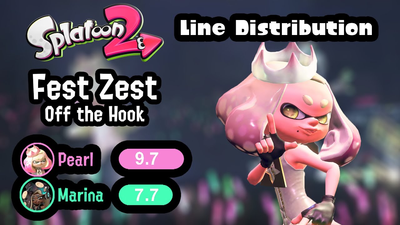 Off the Hook - Fest Zest | Line Distribution [Splatoon 2]