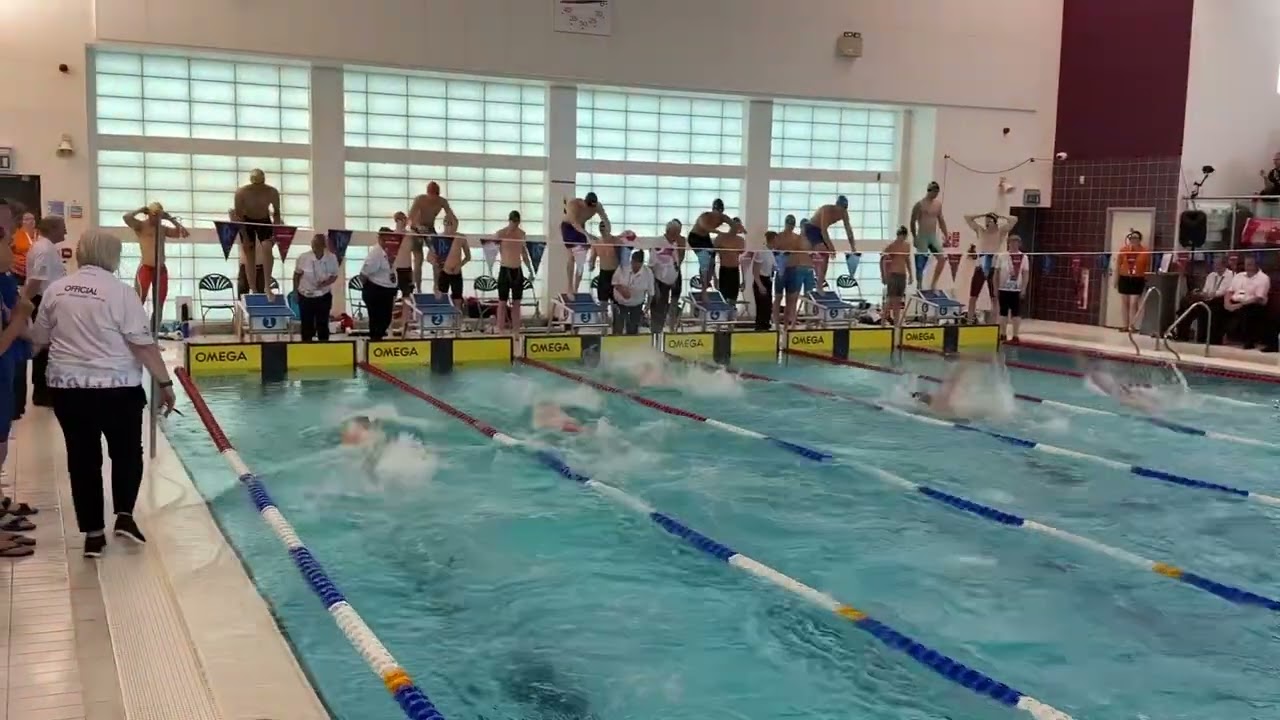 Team IOM Swim Orkney Island Games 2025 - Mens 4x50 Medley Team lane 3 - NEW GAMES RECORD!