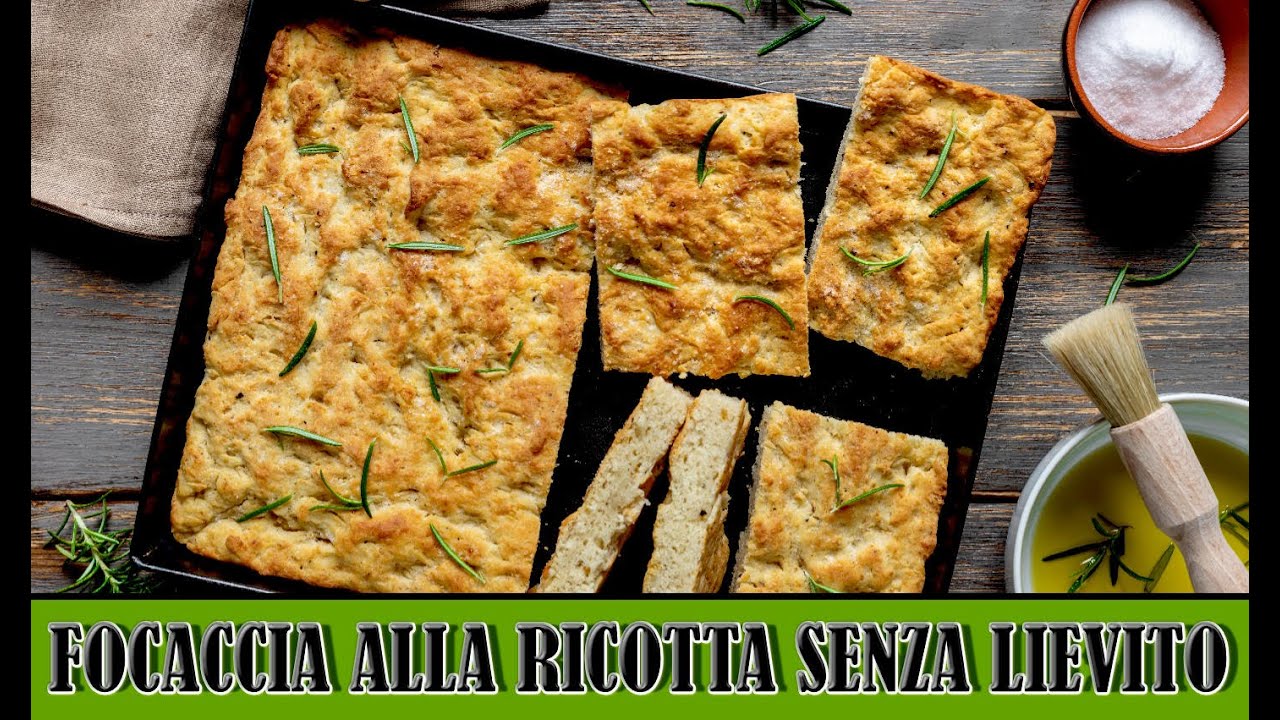 Focaccia alla ricotta e pepe, ricetta senza lievitazione